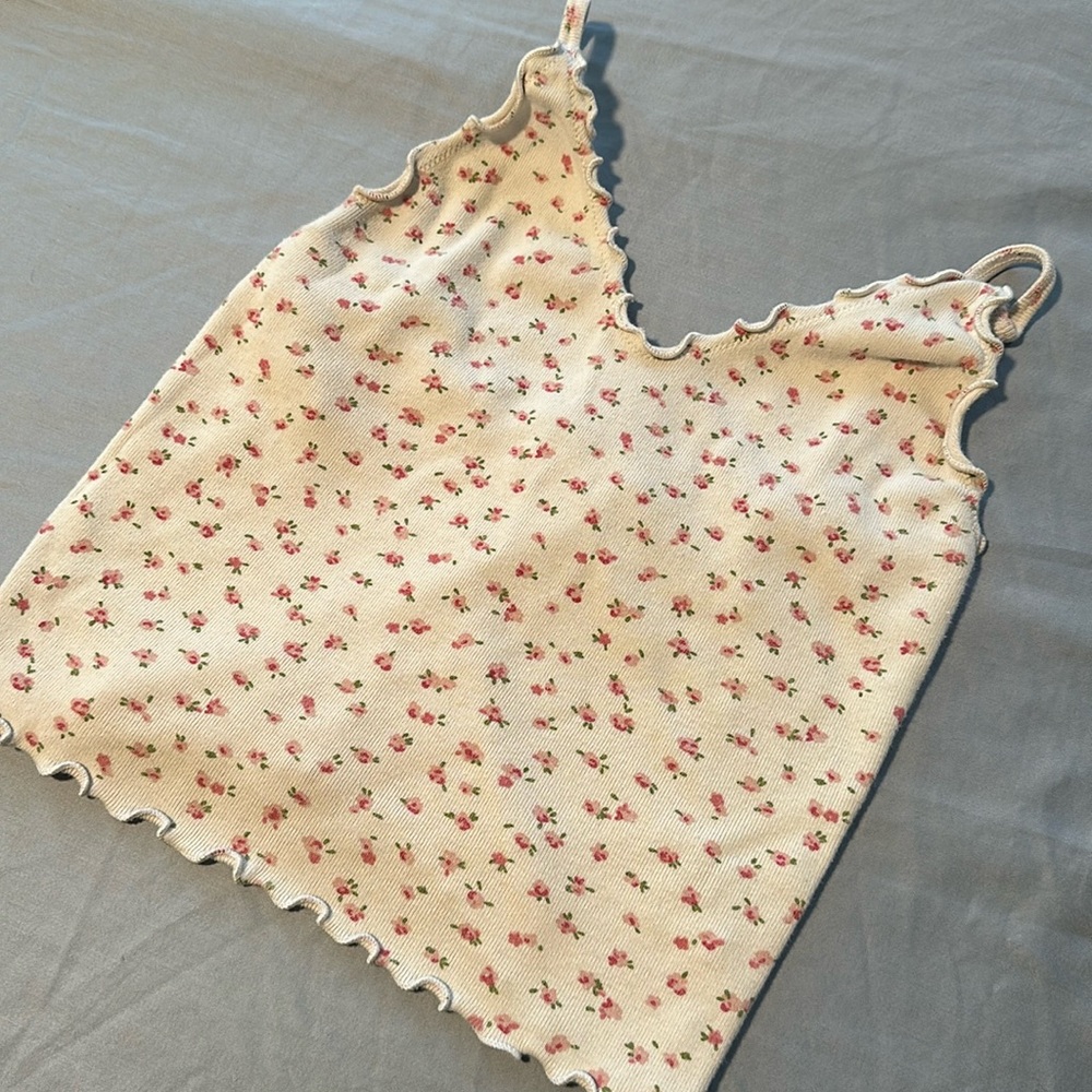 Cute Floral Top Cottage Girl Aesthetic